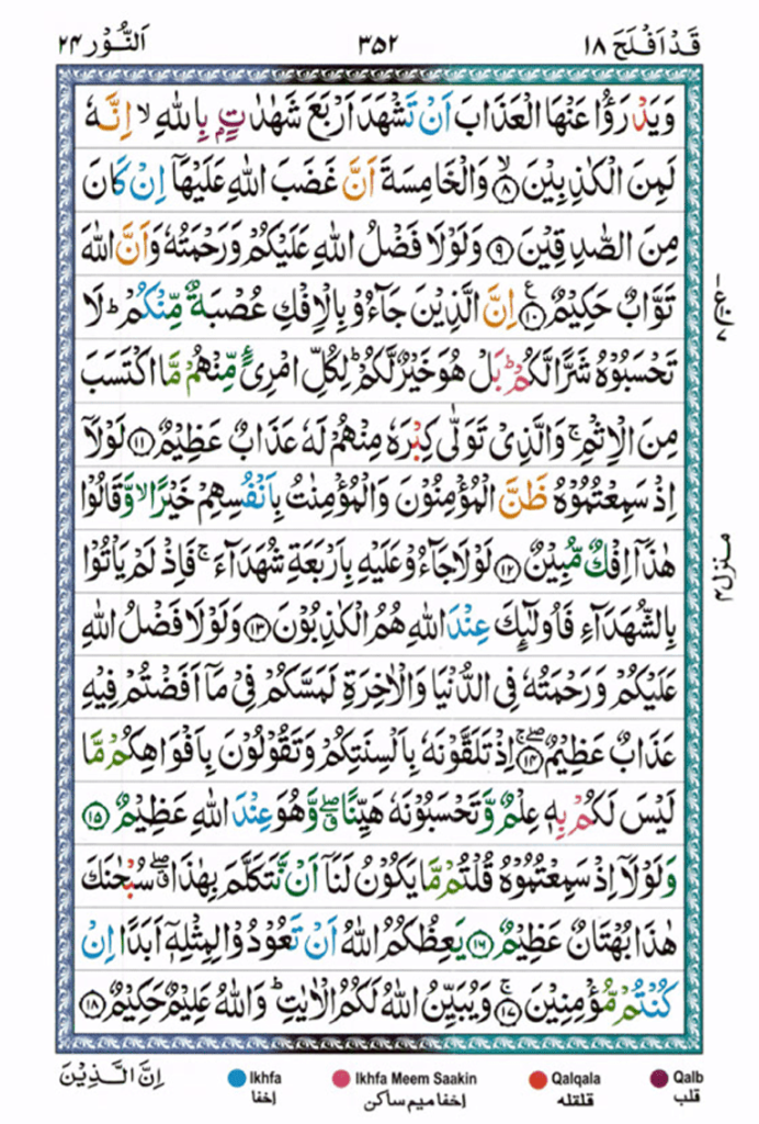 read surah nur online page 2